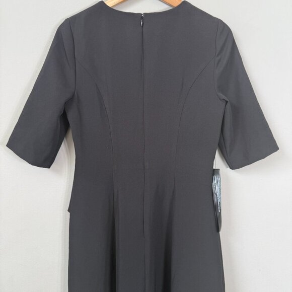 Kay Unger Davina Walk Thru Jumpsuit Women's 6 Black Formal Cocktail Party NWT - Picture 12 of 16